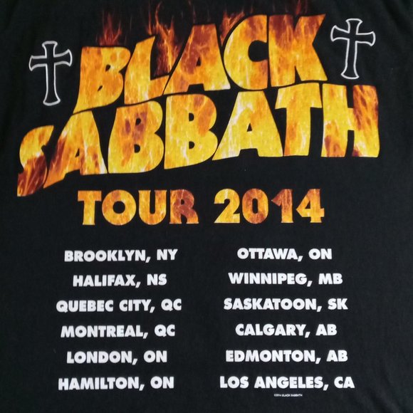 Black Sabbath 13 2014 Tour T Shirt - Picture 6 of 7
